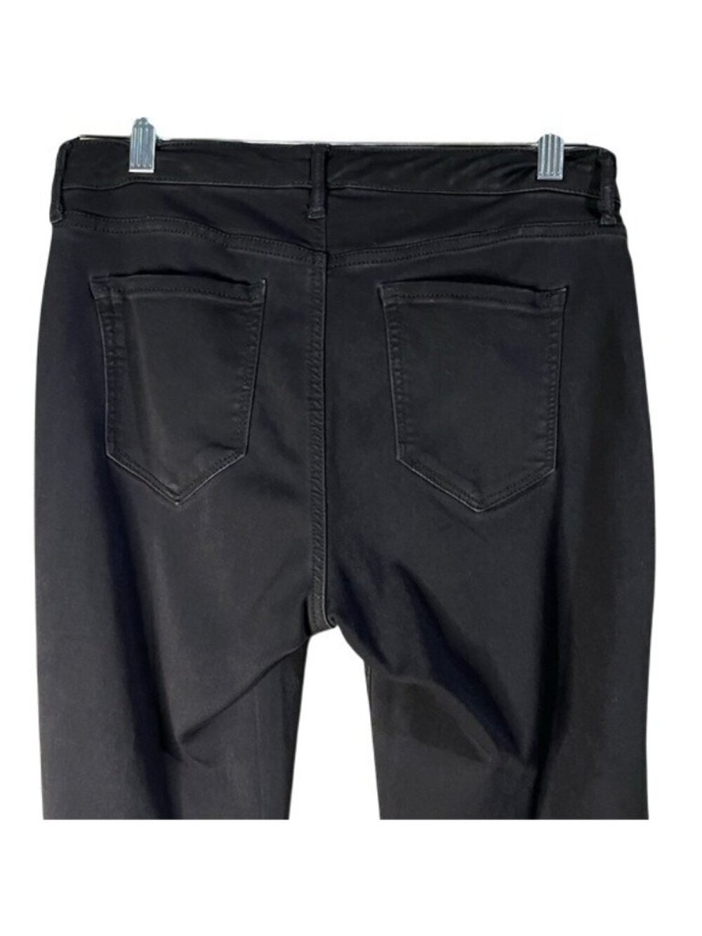 Nine West Black Stretchy Skinny Slimmed Crop Mid Rise Coin Pocket Pants Jeans 10 - Picture 8 of 15